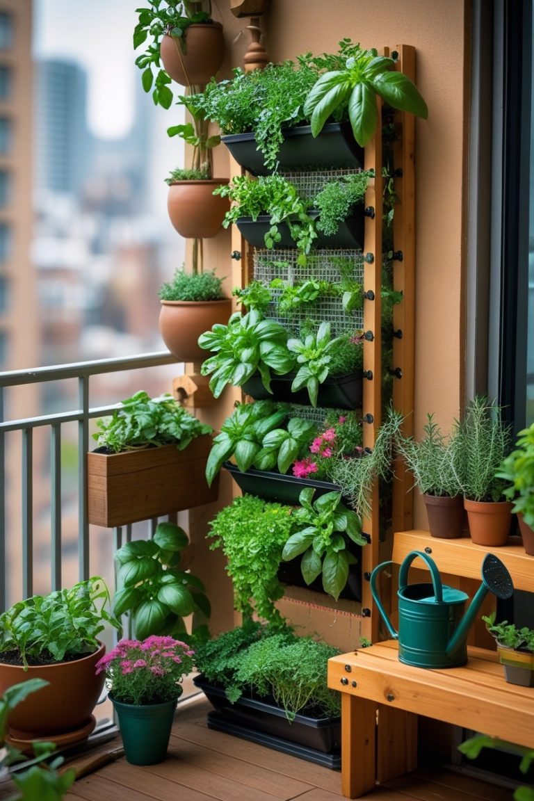 21 Small Balcony Herb Garden Ideas