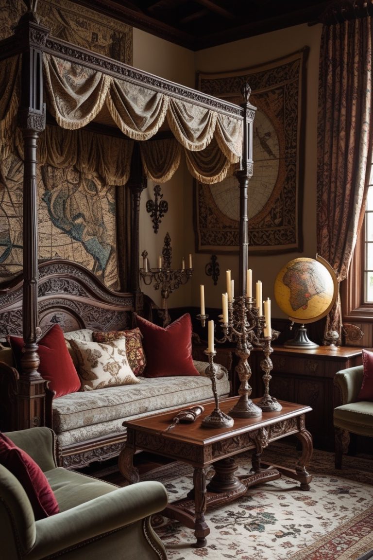 🏰 21 Castlecore & Medieval Romantic Home Decor Ideas