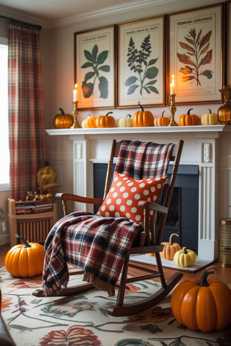 π 21 Retro Vintage Prep & Polka Dot Fall Decor Ideas